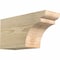 Ekena Millwork Yorktown Rough Sawn Rafter Tail, Douglas Fir, 4"W x 6"H x 12"L RFT04X06X12YOR00RDF - alternate 1